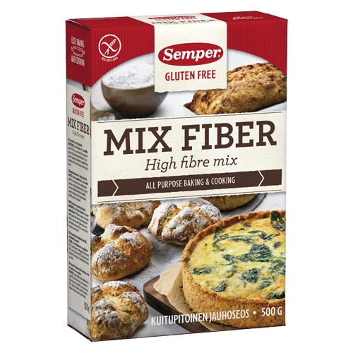 Image of Semper Brødmix Med Fiber Glutenfri (500 gram)