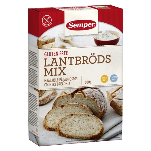 Image of Semper Landbrødsmix Glutenfri (500 gr)