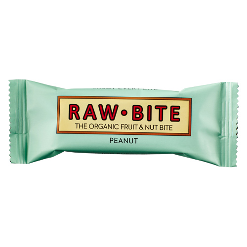 Image of Rawbite Peanut Ø glutenfri frugt- og nøddebar (50 g)