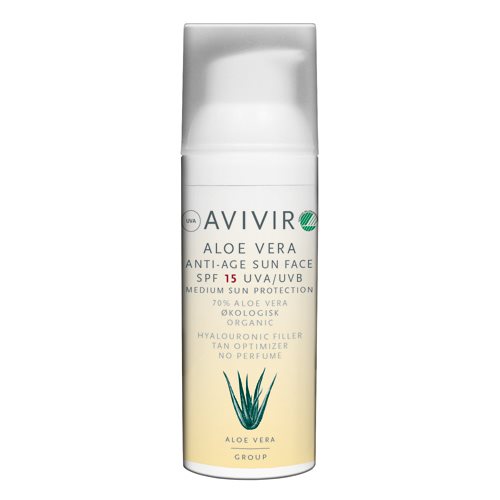 Image of AVIVIR Aloe Vera Anti-Age Sun SPF 15 70% (50 ml)