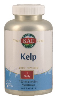 Image of Kelp indeh. 225 mcg jod fra Kelpplanten (500 tab)