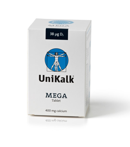 Image of UniKalk Mega slugetablet (180tab)