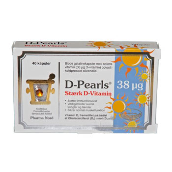 Image of Pharma Nord D-Pearls 38 µg- (40 tabletter)