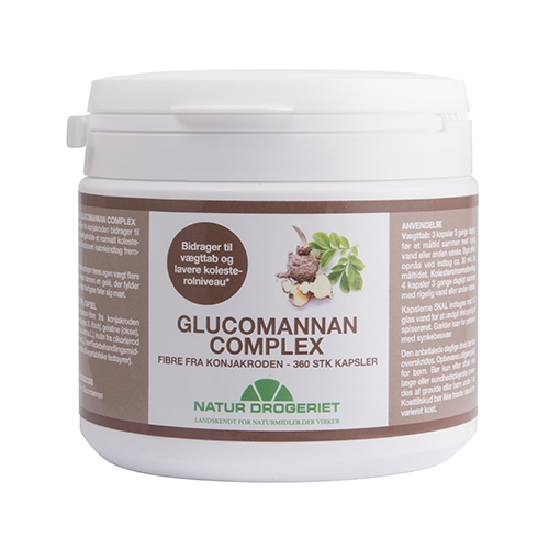 Image of Natur Drogeriet Glucomannan Complex (360 kapsler)