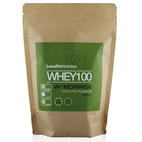 Image of LinusPro WHEY100 Moringa - Pistacie (500 g)