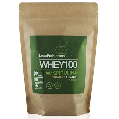 Image of LinusPro WHEY100 Spirulina - Pistacie (500 g)